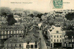 Ernée * Rue Et Panorama Général Du Village - Ernee