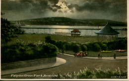 DEVON M-T PAIGNTON - GREEN PIER AND BANDSTAND RP Dv1646 - Paignton