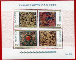 NORWAY 1993 Stamp Day Block  MNH / **.   Michel Block 20 - Neufs