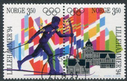 NORWAY 1993 Winter Olympic Games, Lillehammer Used.   Michel 1139-40 - Oblitérés