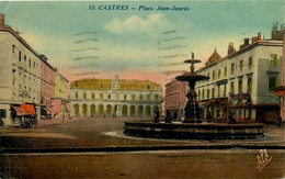 Castres * La Place Jean Jaurès * La Fontaine - Castres