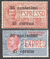 ITALIA - TRENTO E TRIESTE ESPRESSO - MNH/o.g. - 1919 - Trente & Trieste