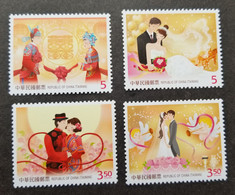 Taiwan Felicitations 2014 Traditional Wedding Costume Culture Costumes Western (stamp) MNH - Unused Stamps