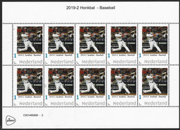 Nederland  2019-2    Honkbal  Vel;-sheetlet      Postfris/mnh/neuf - Unused Stamps