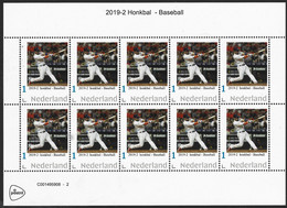 Nederland  2019-2    Honkbal  Vel;-sheetlet      Postfris/mnh/neuf - Ungebraucht