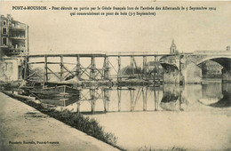 Pont à Mousson * Pont Détruit Par Le Génie François Lors De L'arrivée Des Allemands  * Péniche Batellerie - Pont A Mousson