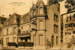 Argentan * Façade De L'hôtel Restaurant Du Cheval Blanc FOULON - Argentan