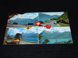 41814-                                 AXENSTRASSE AM VIERWALDSTÄTTERSEE / Auto / Car / Coche / Voiture - Wald