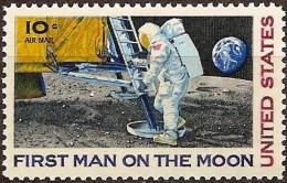 United States 1969 - Mi 990 - YT Pa 73 ( First Man On The Moon ) MNH** - 3b. 1961-... Ungebraucht