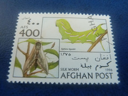 Afghan Post - Silk Worm - Sphinx Ligustri - Val 400 Afs - Multicolore - Oblitéré - Année 1996 - - Afghanistan