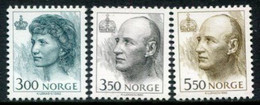 NORWAY 1993 Definitive: King Harald V And Queen Sonja On Phosphor Paper MNH / **.   Michel 1116y-1118y - Ungebraucht