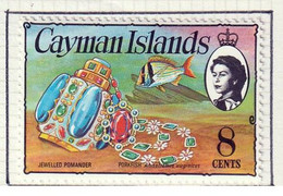 ILES CAIMANES (Cayman Islands) - Série Courante, Bijoux, Poisson - Y&T N° 353 - 1975 - MH - Kaaiman Eilanden