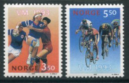 NORWAY 1993 Sports Championships MNH / **.   Michel 1129-30 - Unused Stamps