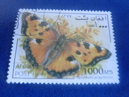 Afghan Post - Nymphalis Polychloros - Val 1000 Afs - Multicolore - Oblitéré - Année 1998 - - Afghanistan