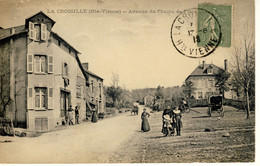 CPA LA CROISILLE Avenue Du Champ De Foire - Andere Gemeenten