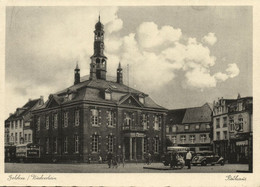 GELDERN, Rathaus, Eiswagen (1951) AK - Geldern