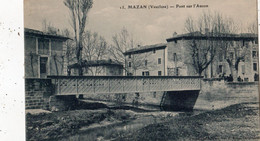 MAZAN PONT SUR L'AUZON - Mazan