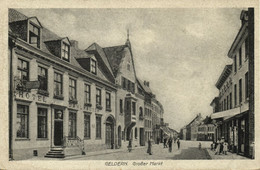 GELDERN, Großer Markt, Hotel Dahlhausen (1920s) AK - Geldern