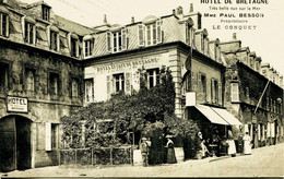 14178 -  Finistére  :   LE CONQUET :  HOTEL DE BRETAGNE  Prop. Mme Paul BESSON    Belle  Animation En Terrasse - Le Conquet