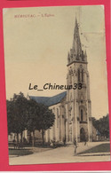 33 - MERIGNAC---L'Eglise---toilée--colorisée - Merignac