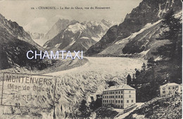 74 CHAMONIX MONT BLANC HÔTEL DU MONTENVERS  GLACIER DE LA MER DE GLACE TAMPON MONTENVERS 19 SEPTEMBRE 1917 COUTTET 12 - Alpinismo