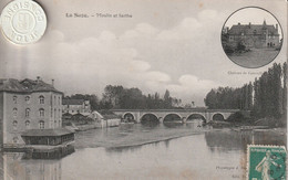 72 - Carte Postale Ancienne De LA SUZE  Moulin Et Sarthe - La Suze Sur Sarthe