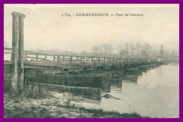 GERMERSHEIM - Pont De Bateaux - 1927 - Germersheim