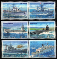Sierra-Leone 2001 - Sous-marins Et Navires De Combat De La Royal Navy - 6 Val Neufs // Mnh // €15.00 - Sierra Leone (1961-...)