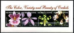 Sierra Leone 2004 - Fleurs, Orchidées - Feuillet Neufs // Mnh - Sierra Leone (1961-...)