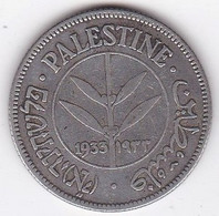 Palestine . 50 Mils 1933 , En Argent , KM# 6 - Israele