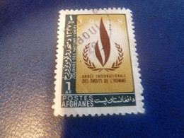 Postes Afghanes - Droits De L'Homme - Val 1 Af - Multicolore - Oblitéré - Année 1968 - - Afghanistan