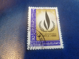 Postes Afghanes - Droits De L'Homme - Val 2 Afs - Multicolore - Oblitéré - Année 1968 - - Afghanistan