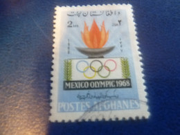 Postes Afghanes - Mexico Olympic 1968 - Val 2 Afs - Multicolore - Oblitéré - Année 1968 - - Afghanistan