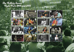 2022 Grossbritannien Mi.  **MNH   THE ROLLING STONES Hade Park 1969 And 2013 - Ohne Zuordnung