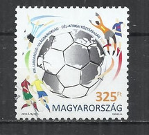 HUNGARY 2010 - FOOTBALL  WORLD CUP - POSTALLY USED OBLITERE GESTEMPELT USADO - 2010 – África Del Sur