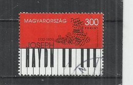 HUNGARY 2009 - 200th DEATH ANNIVERSARY OF JOSEPH HAYDIN, NUSICIAN - POSTALLY USED OBLITERE GESTEMPELT USADO - Oblitérés