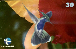 Phone Card Manufactured By Telemar In 1999 - Homage To The Green Tufted Hummingbird - Adler & Greifvögel
