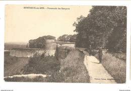 62 CPA MONTREUIL SUR MER - PROMENADE DES REMPARTS - Montreuil