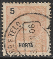 Horta – 1897 King Carlos 5 Réis Used Stamp - Horta