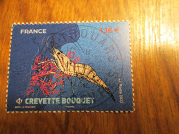 2022 Crevette BOUQUET Oblitéré Premier Jour Cachet Rond 18/02/2022 - Used Stamps