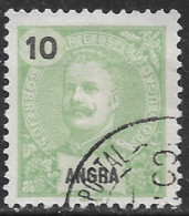 Angra – 1897 King Carlos 10 Réis Used Stamp - Angra