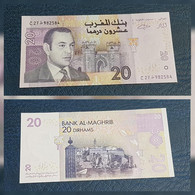 MAROC - Billet De 20 DIRHAMS - Mohammed VI - 2005 "UNC" - N° De Série : 27/982584 - Billet Retirer De La Circulation - - Morocco