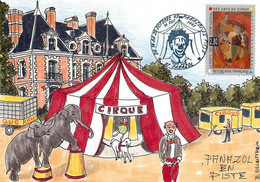 87 - PANAZOL - CIRQUE - L' EVENEMENT PANAZOL En PISTE, 4° édition  - 1993 - CP - TRES BON ETAT - Panazol