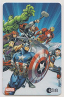 Singapore Travel Transport Card Subway Train Bus Ticket Ezlink Used Avengers - Wereld