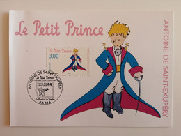 1999.. FRANCE..POSTAL CARD WITH STAMPS ..  LE PETIT PRINCE - Karten/Antwortumschläge T