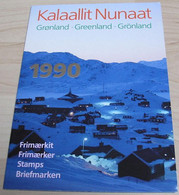 GRÖNLAND 1990 Mi-Nr. 199-210 Jahresmappe - Year Set ** MNH - Annate Complete