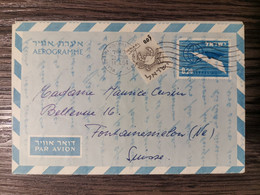 E26 Enveloppe + Timbre  Israel 1964 - Lettres & Documents