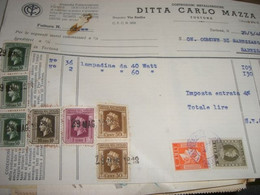 RICEVUTA 1946 CON MARCHE DA BOLLO - Fiscales