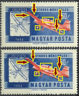 C2418 Hungary Aviation Aircraft Sport Acrobatic Flight MNH ERROR - Varietà & Curiosità