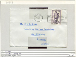 Irland 1955 - Eire 1955 - Michel 126 Auf/on/sur Brief/letter/lettre - Oo Oblit. Used Gebruikt - Lettres & Documents